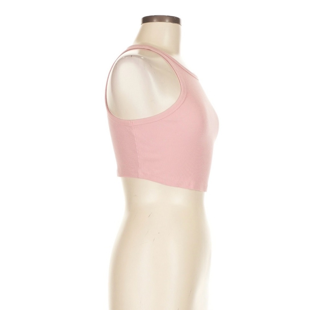 Wild Fable Pink Ribbed Crop Top - Picture 3 of 4